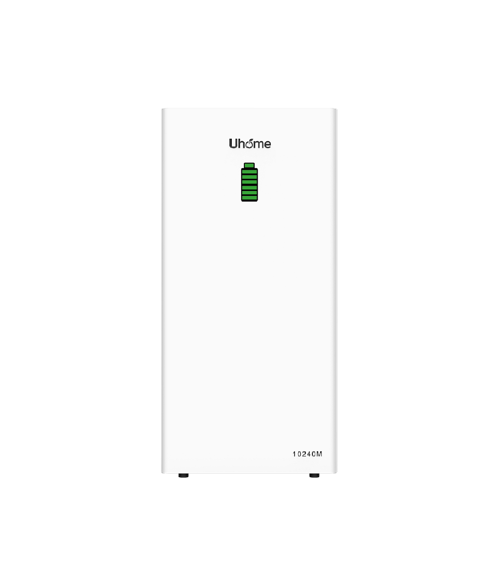 Batería Litio Estado Sólido 10kWh 48V Pared Uhome LFP 10240M - Imagen 1