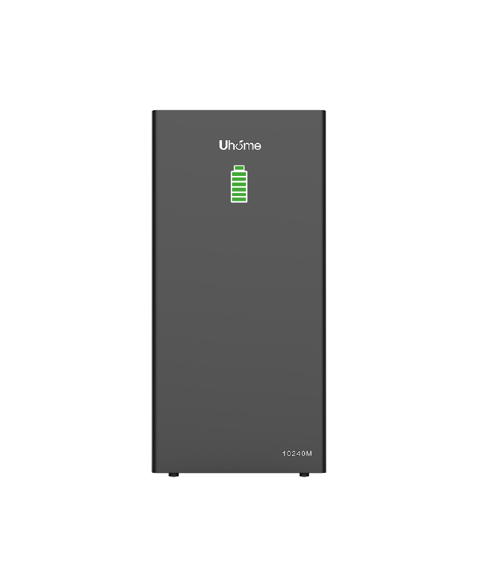 Batería Litio Estado Sólido 10kWh 48V Pared Uhome LFP 10240M - Imagen 3
