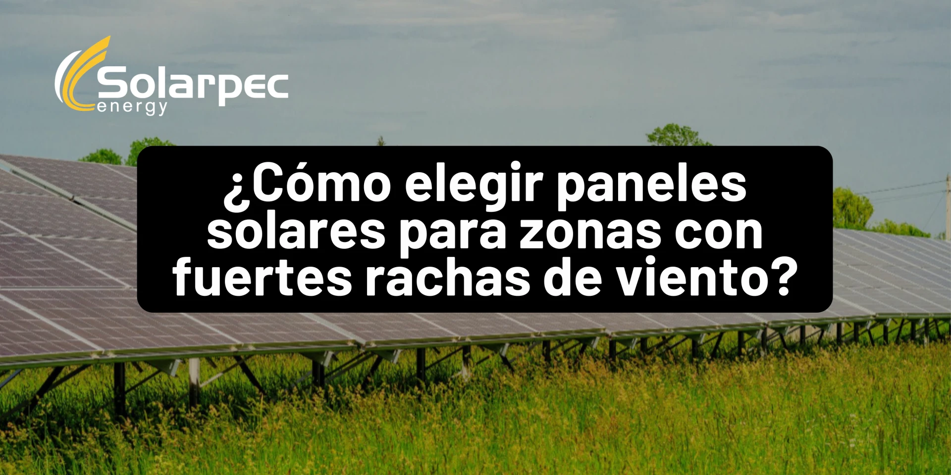 ¿Cómo elegir paneles solares para zonas con fuertes rachas de viento?