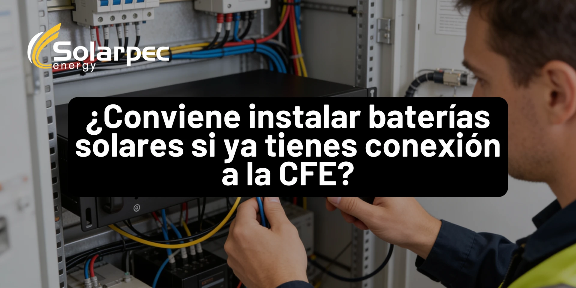 ¿Conviene instalar baterías solares si ya tienes conexión a la CFE?