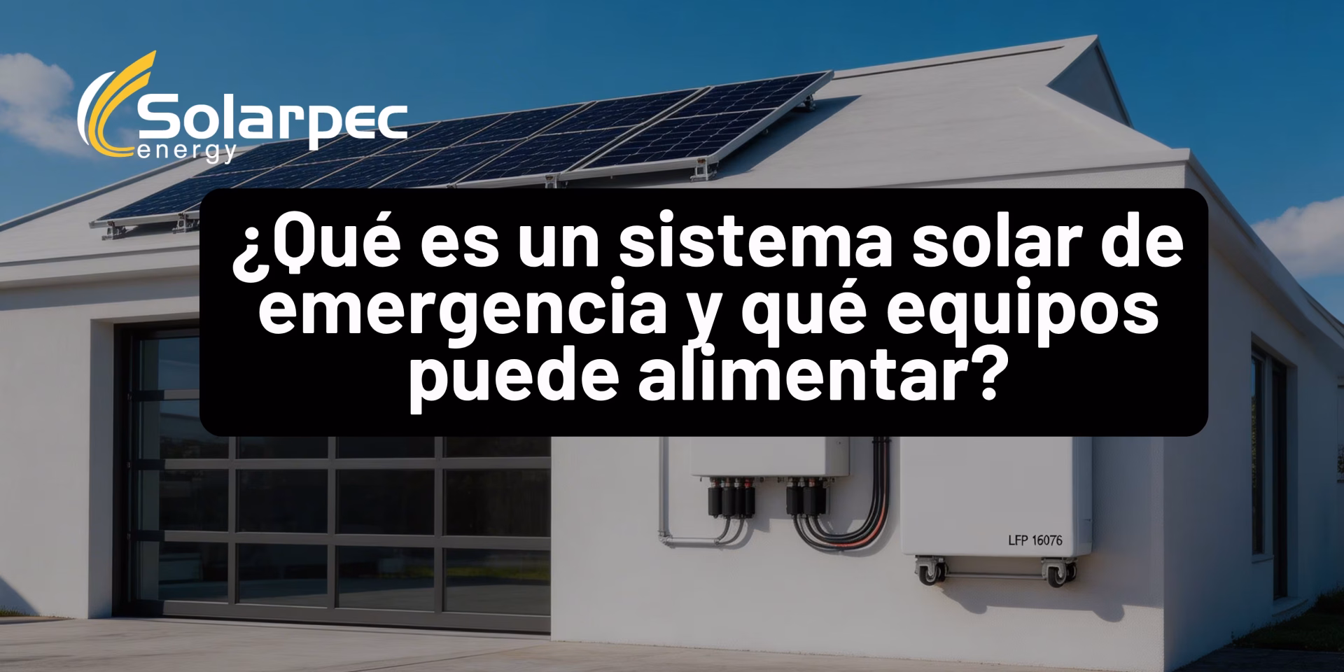 ¿Qué es un sistema solar de emergencia y qué equipos puede alimentar?