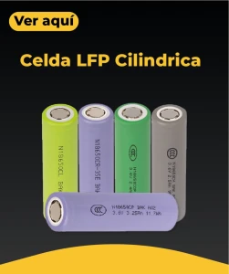 Celdas LFP Cilindricas