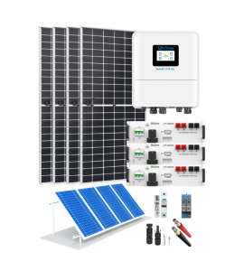 Kit solar aislada monofásico 2.5kW Uhome Smart Lite - Uhome Acumulación 10000Wh/día - Imagen 1