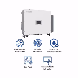 Inversor Híbrido Trifásico 125kW Alto Voltaje OnEss Power OEH-125K-TH - Imagen 4