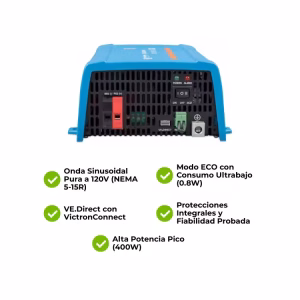 Inversor Victron Phoenix 12-250V 120V VE.Direct NEMA 5-15R - Imagen 5